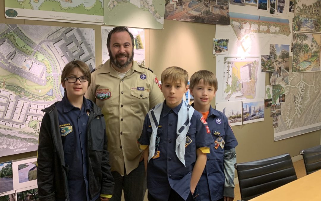 Scouts Visit Talley